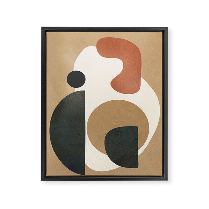 Modern Shapes Design 9 Framed Canvas Print Gallery Image 1