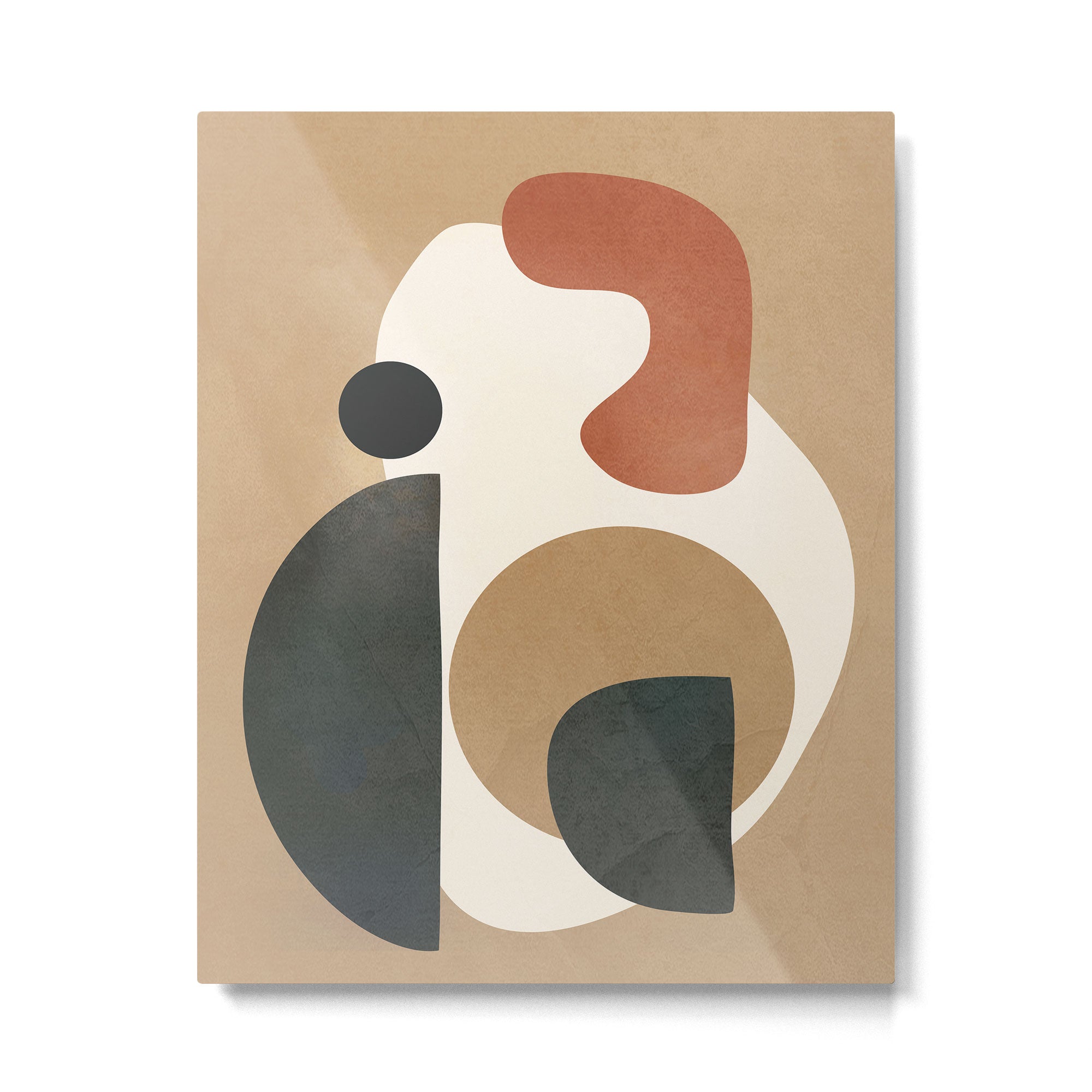 Modern Shapes Design 9 Metal Print Gallery Image 6