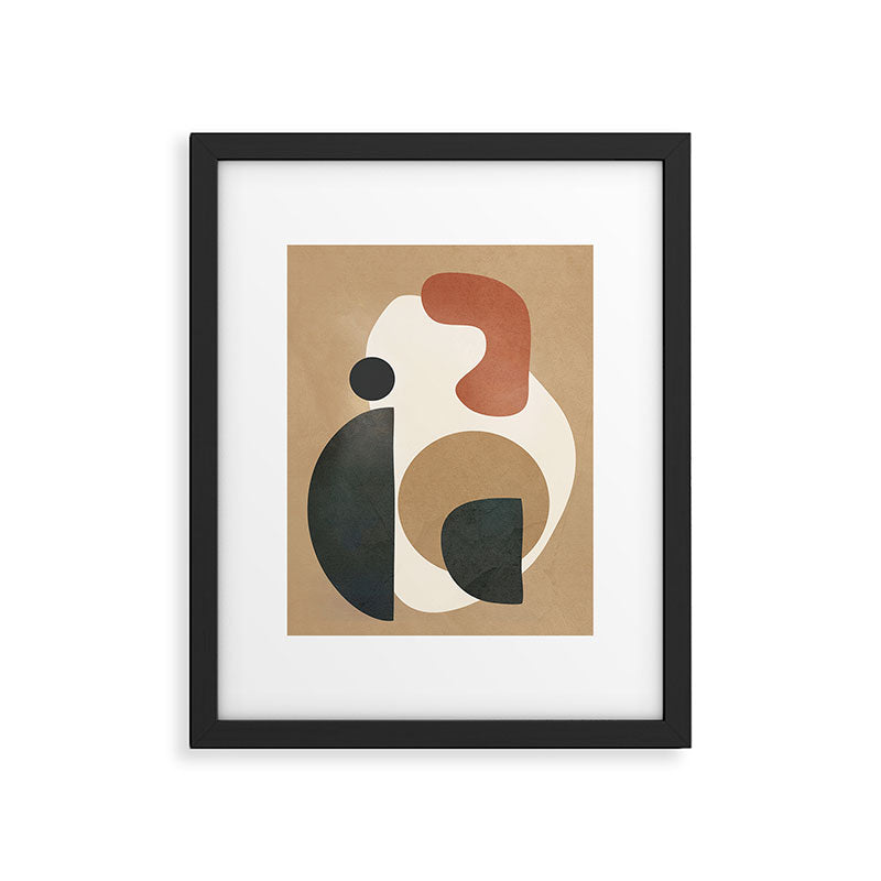 Modern Shapes Design 9 Framed Art Print Gallery Image 6