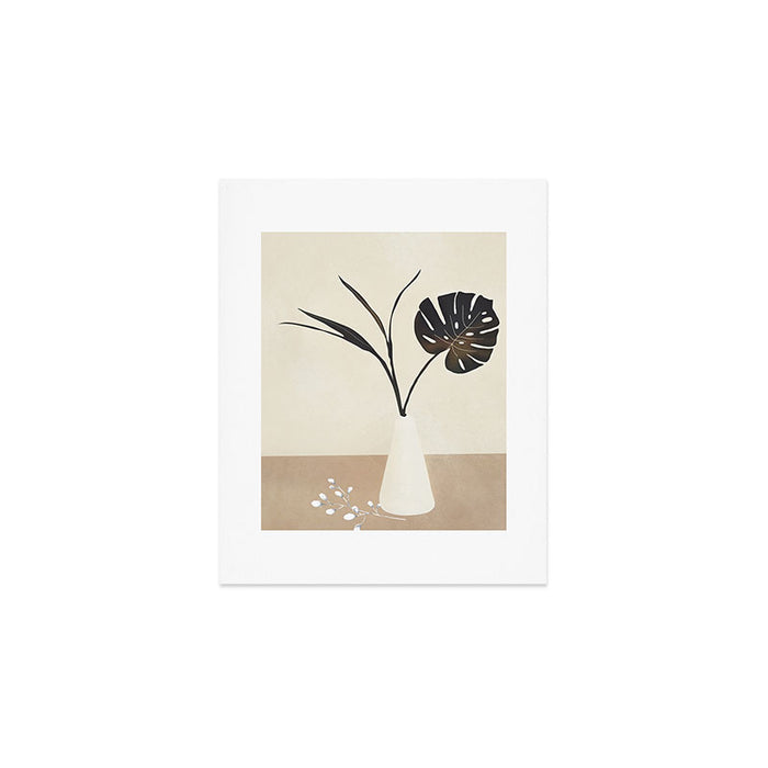 Monstera Decoration Art Print Gallery Image 1