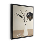 Monstera Decoration Framed Canvas Print Gallery Image 2