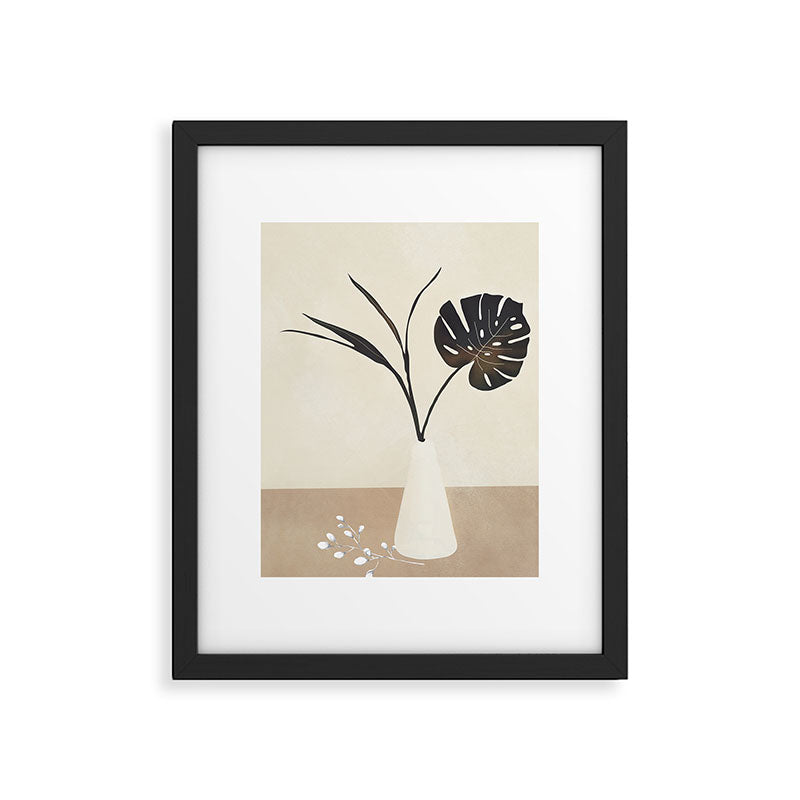 Monstera Decoration Framed Art Print Gallery Image 5
