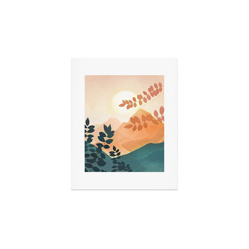 Morning in The Mountains Art Print Gallery Image 1