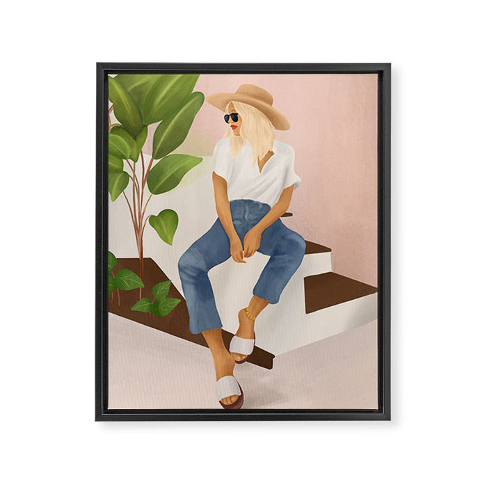 Morning Moment  Framed Canvas Print Gallery Image 1