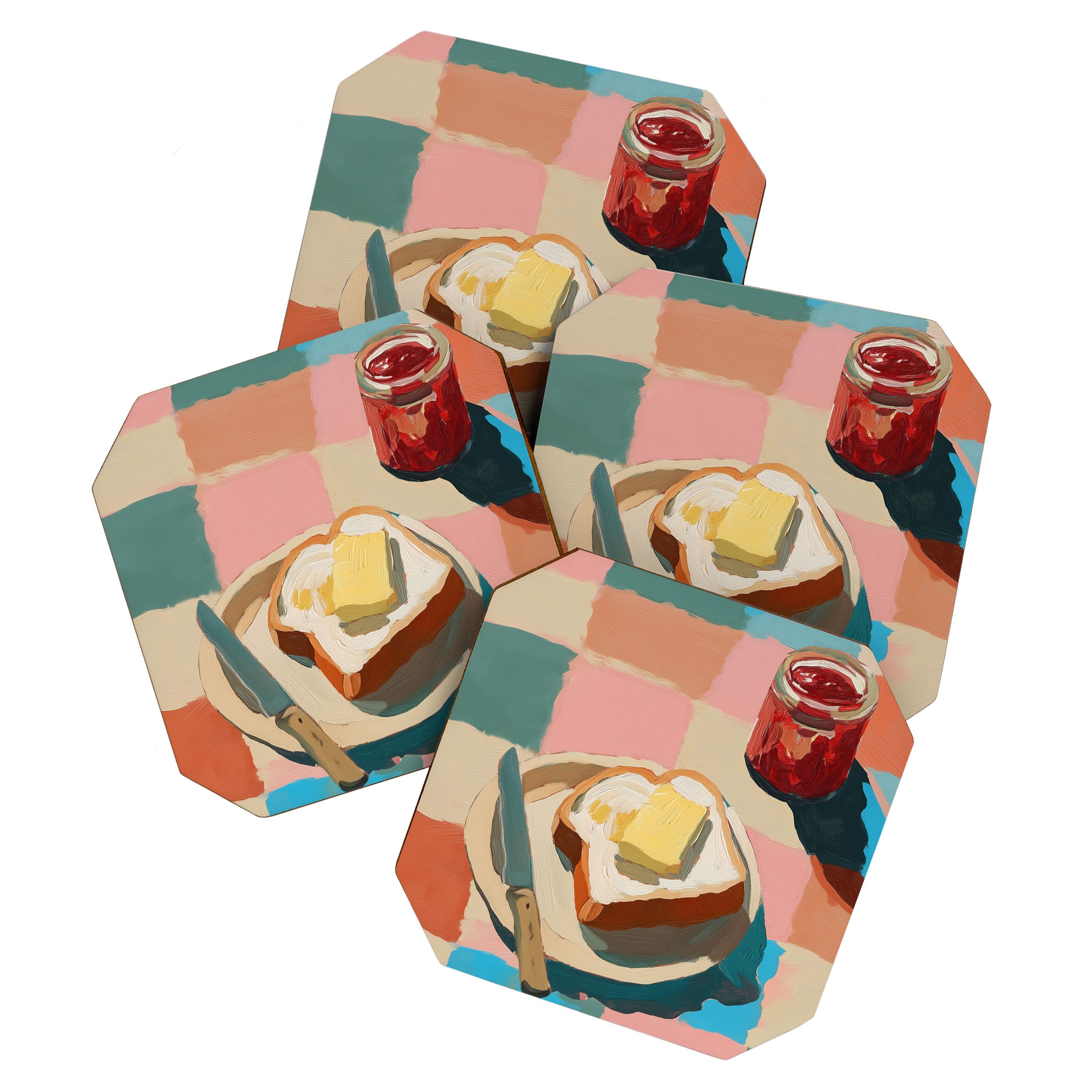 Morning Toast Coaster Gallery Image 1