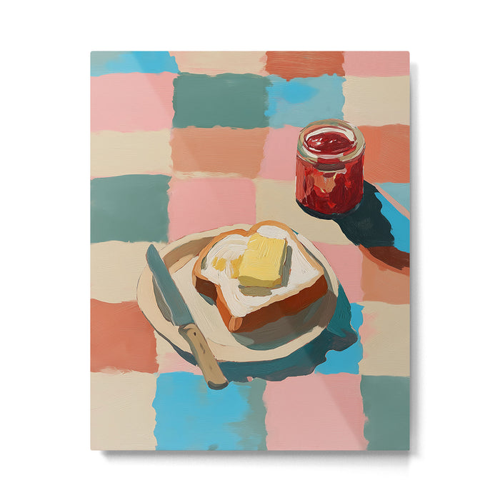 Morning Toast Metal Print Gallery Image 1