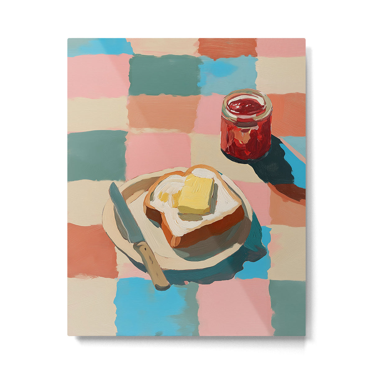Morning Toast Metal Print Gallery Image 4