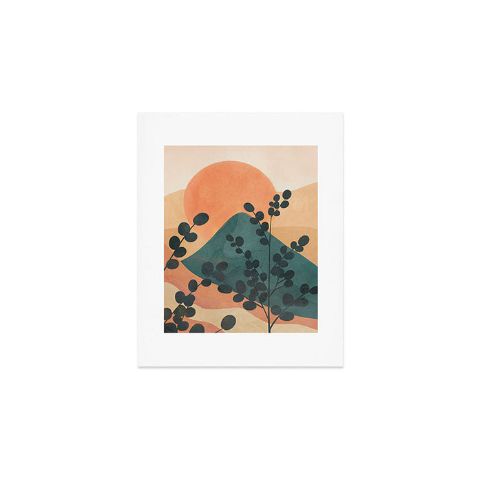 Mountain Sun Art Print Gallery Image 1