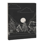 Mountain Trees Dark Canvas Print Gallery Image 6