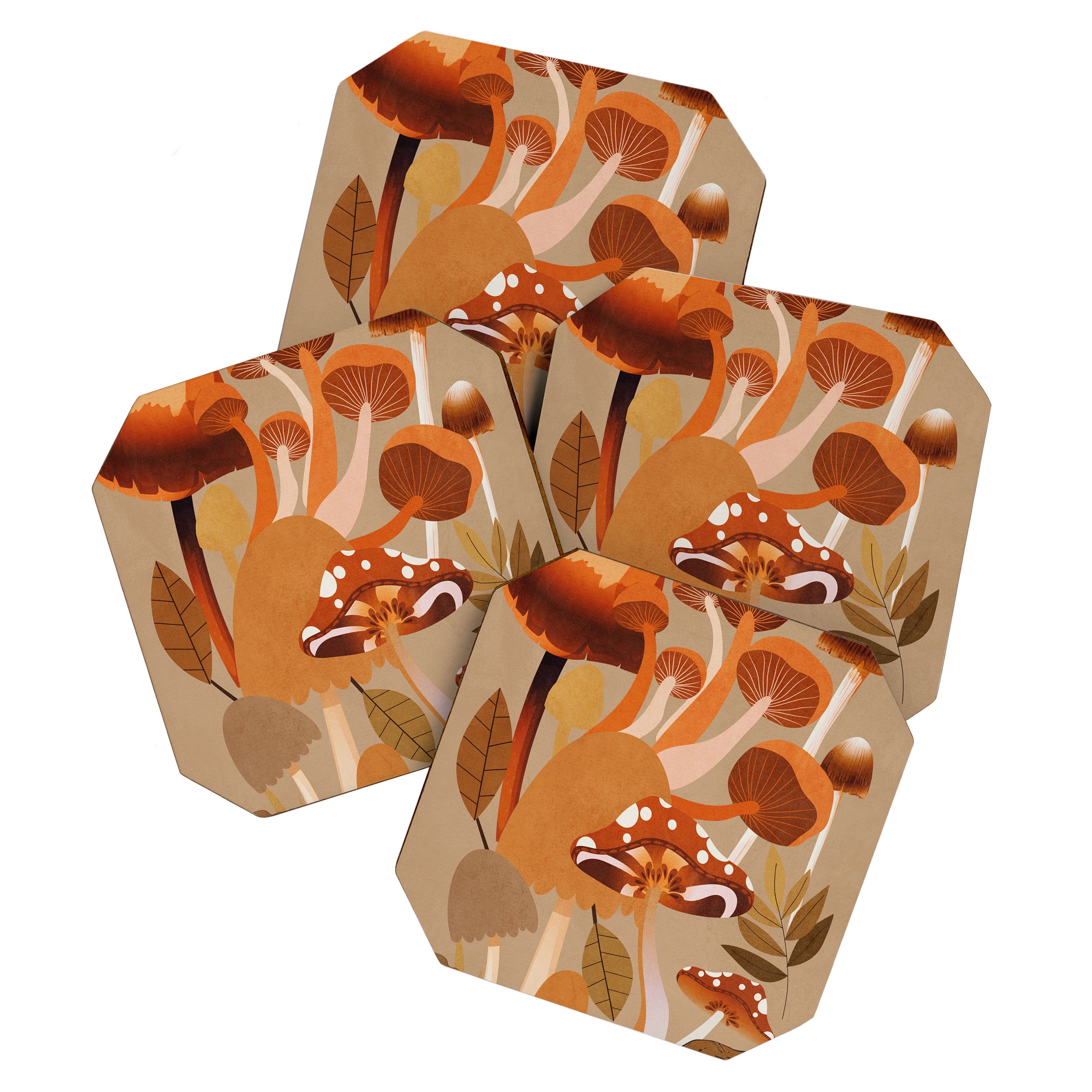 Mushrooms 2 Coaster Gallery Image 1