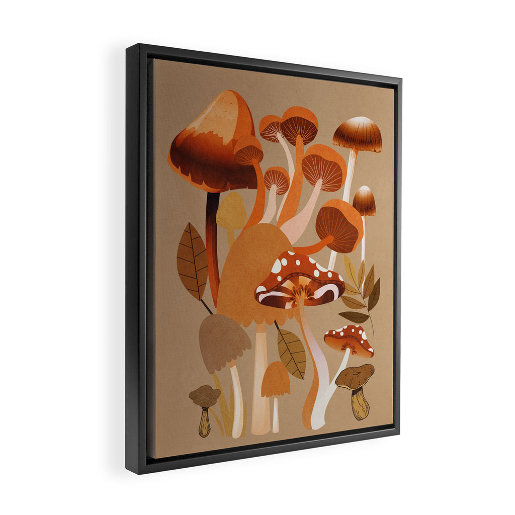 Mushrooms 2 Framed Canvas Print Gallery Image 2