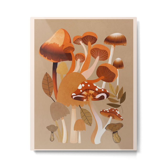 Mushrooms 2 Metal Print Gallery Image 1