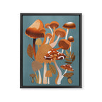 Mushrooms 3 Framed Canvas Print Gallery Image 6