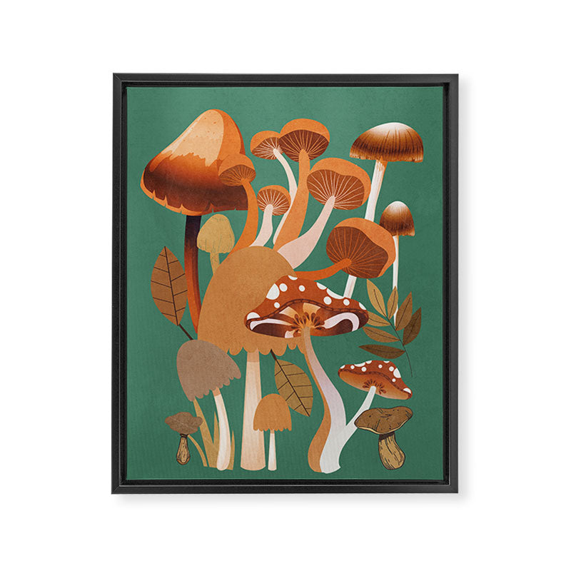 Mushrooms 4 Framed Canvas Print Gallery Image 6