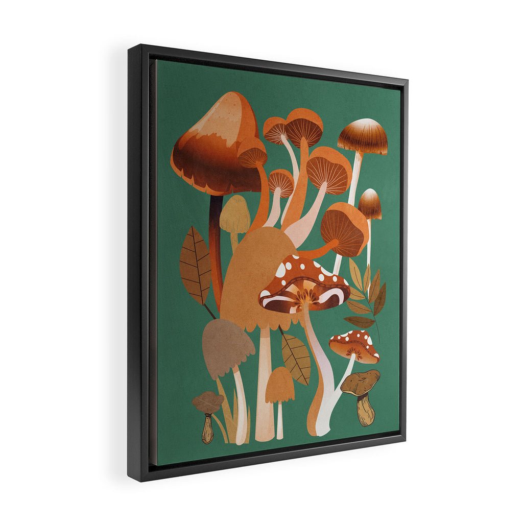 Mushrooms 4 Framed Canvas Print Gallery Image 2
