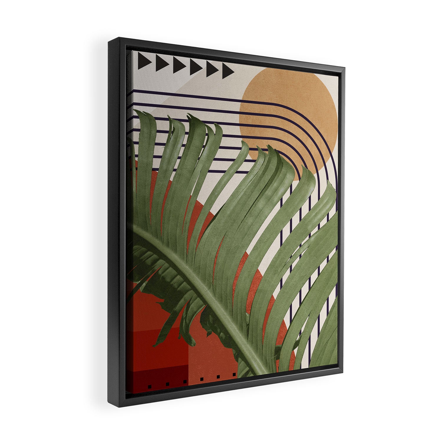 Nature Geometry 16 Framed Canvas Print Gallery Image 2