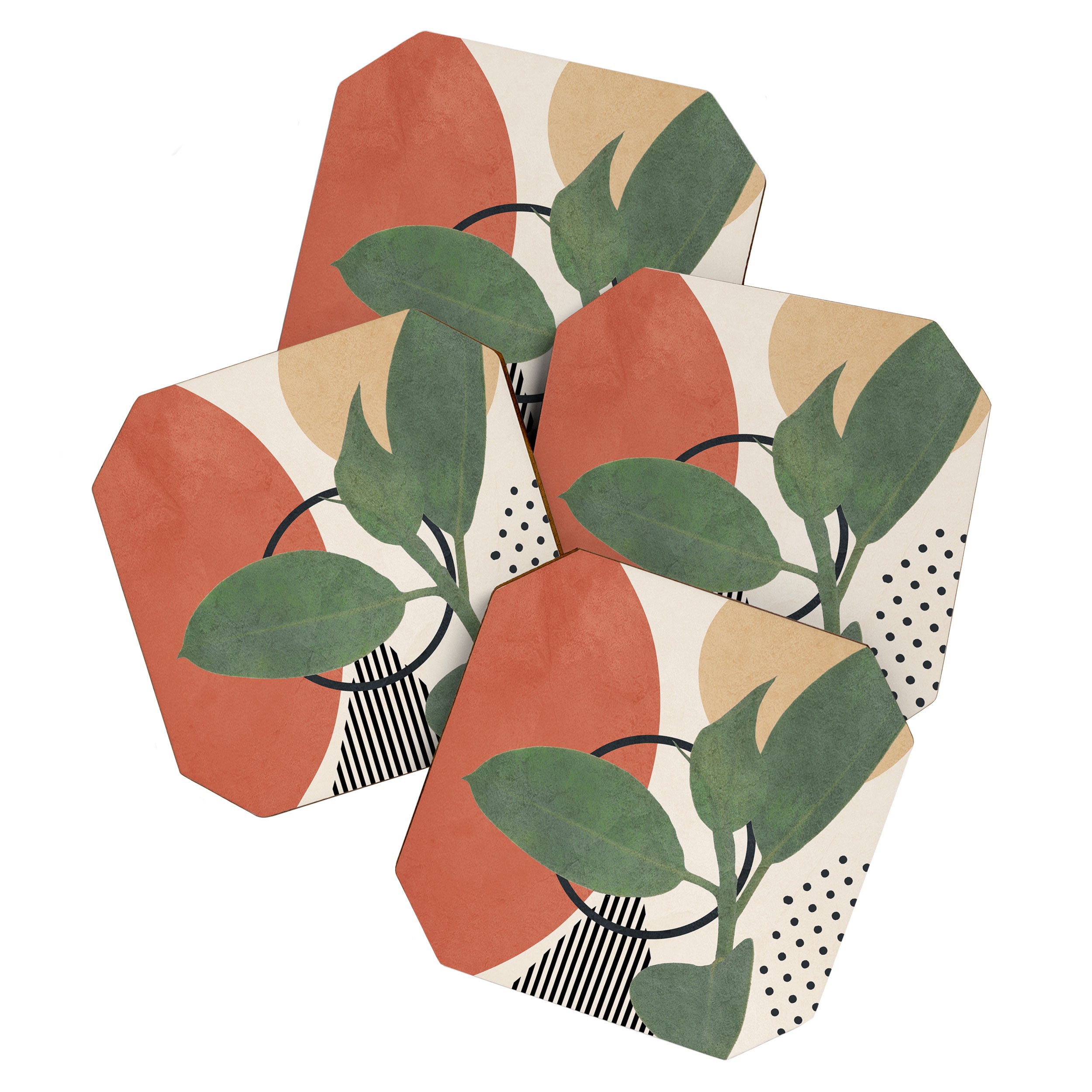 Nature Geometry III Coaster Gallery Image 1