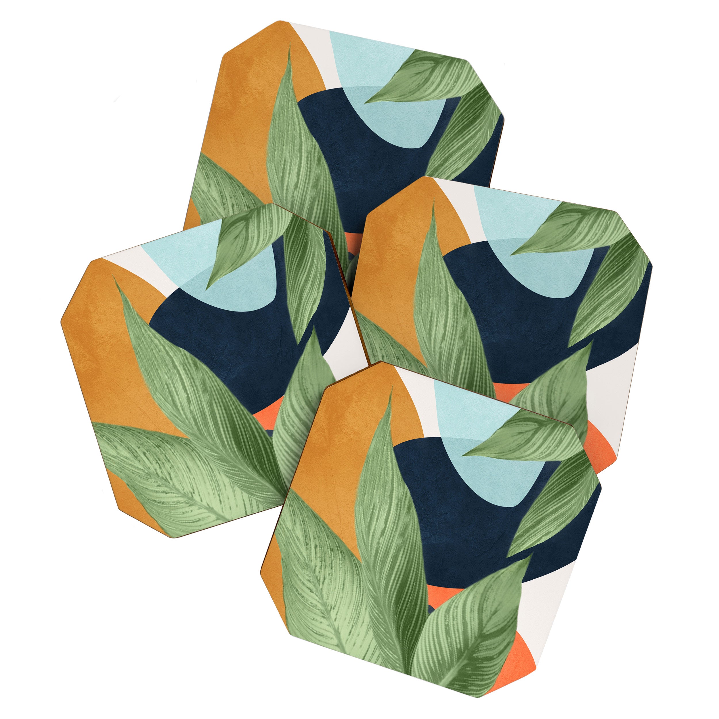 Nature Geometry VIII Coaster Gallery Image 1
