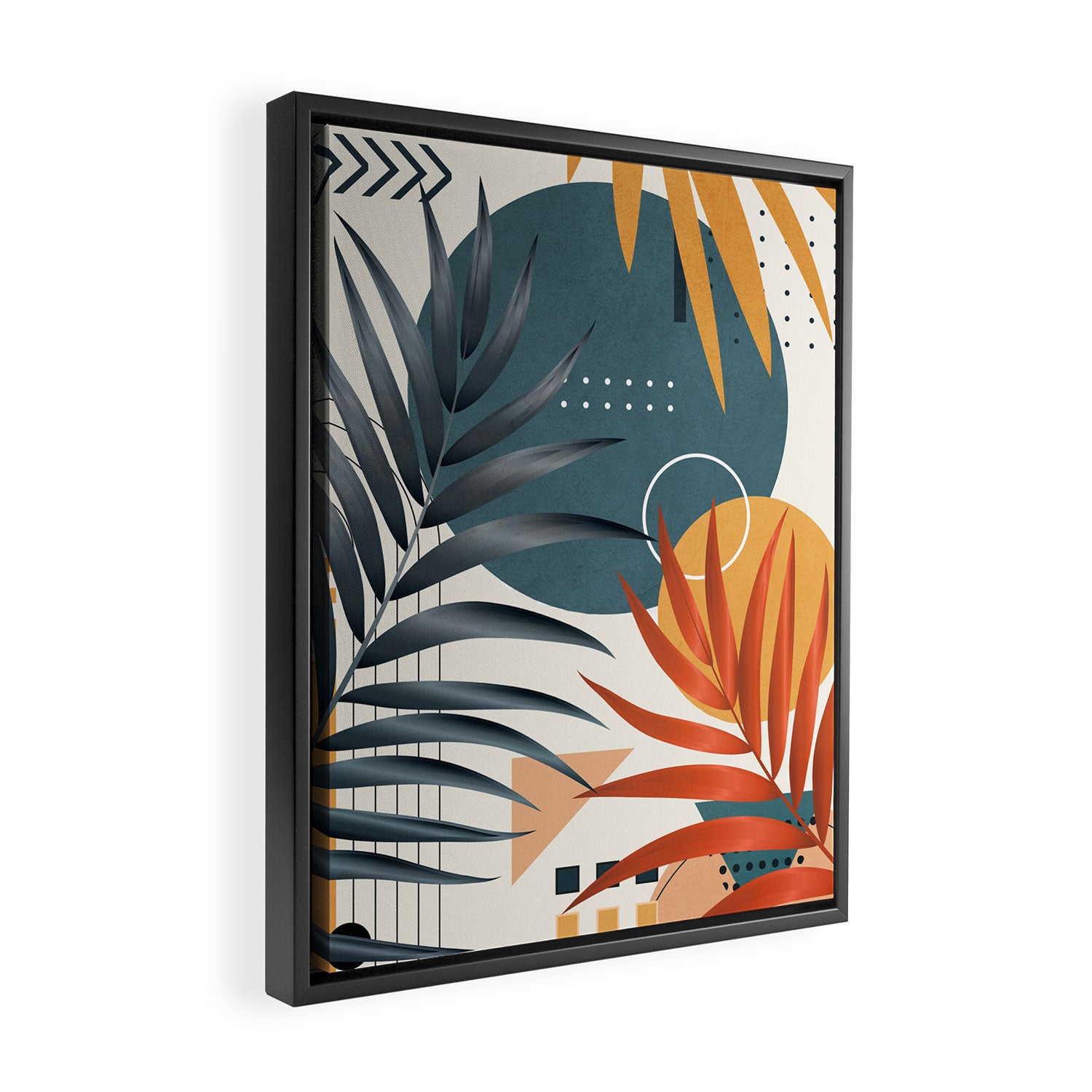 Nature Geometry XX Framed Canvas Print Gallery Image 2