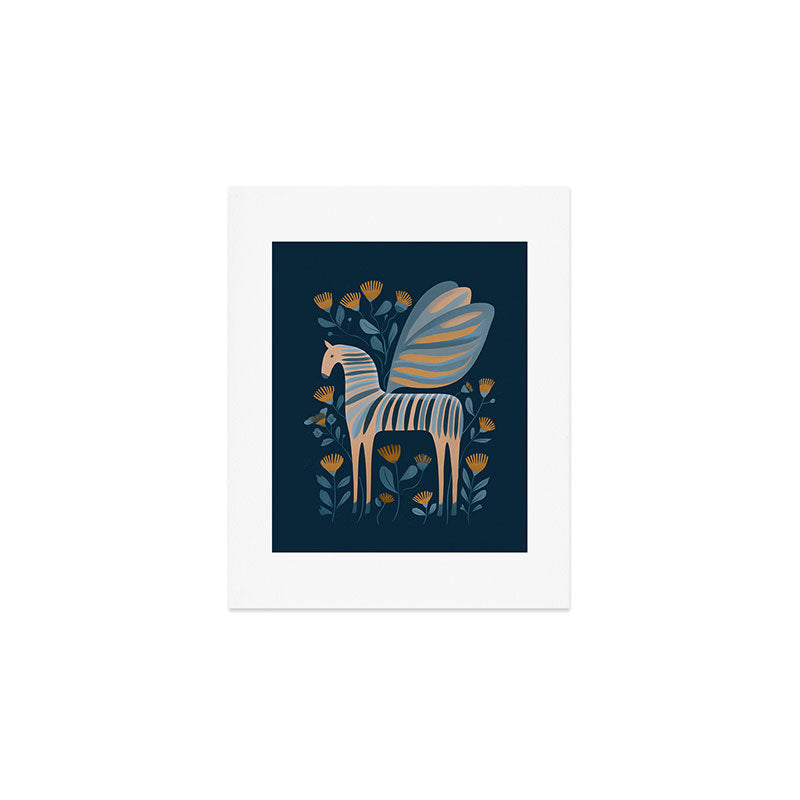 Night Bloom Horse Art Print Gallery Image 1