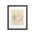 Nude Line Framed Art Print Gallery Image 5