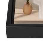 Opened Window Framed Canvas Print Gallery Image 3
