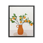 Orange Branches Framed Canvas Print Gallery Image 6