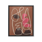 Organic Minimalist Layers 2 Framed Canvas Print Gallery Image 8
