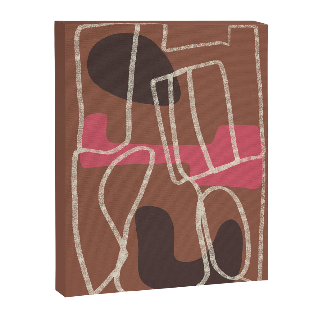 Organic Minimalist Layers 3 Canvas Print Gallery Image 8