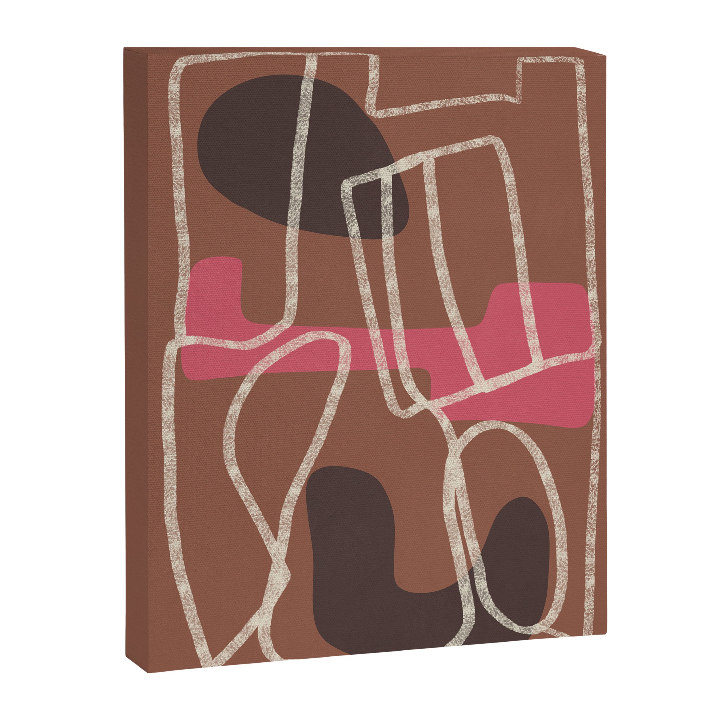 Organic Minimalist Layers 3 Canvas Print Gallery Image 8