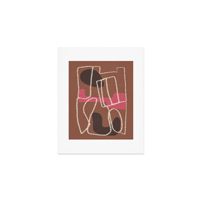 Organic Minimalist Layers 3 Art Print Gallery Image 1