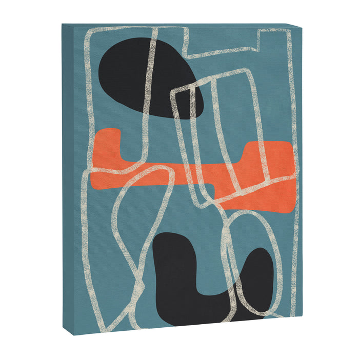 Organic Minimalist Layers 6 Canvas Print Gallery Image 1