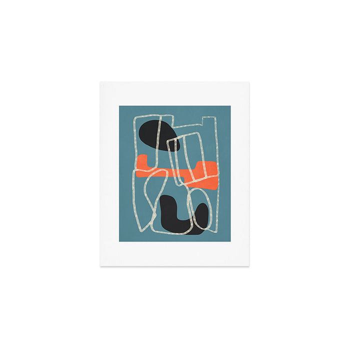 Organic Minimalist Layers 6 Art Print Gallery Image 1