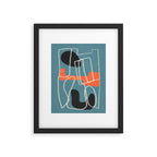 Organic Minimalist Layers 6 Framed Art Print Gallery Image 6