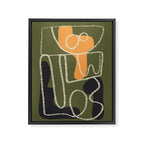 Organic Minimalist Layers 7 Framed Canvas Print Gallery Image 8