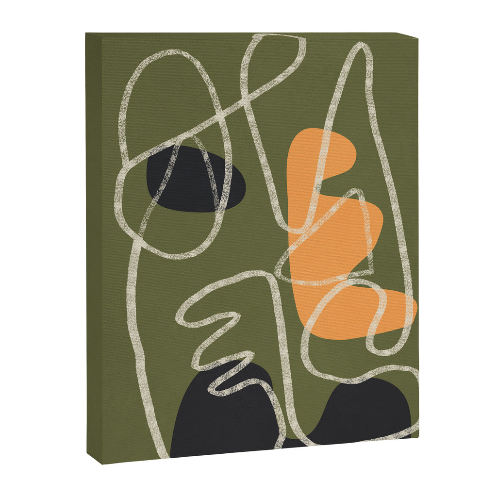 Organic Minimalist Layers 8 Canvas Print Gallery Image 8