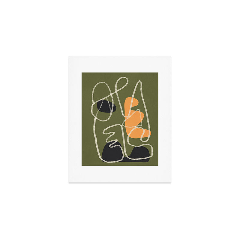Organic Minimalist Layers 8 Art Print Gallery Image 1