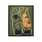 Organic Minimalist Layers 8 Framed Canvas Print Gallery Image 8