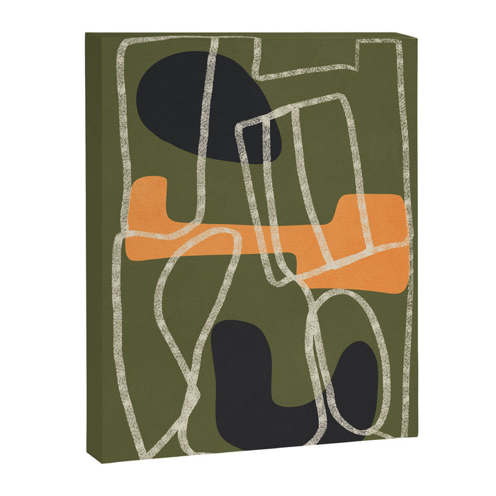 Organic Minimalist Layers 9 Canvas Print Gallery Image 1