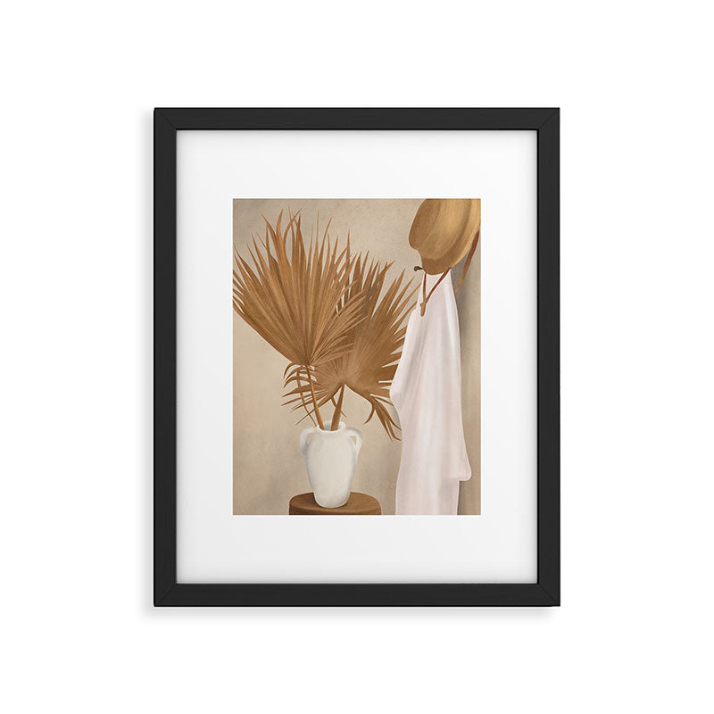 Palm Leaf Decoration Framed Art Print Gallery Image 5