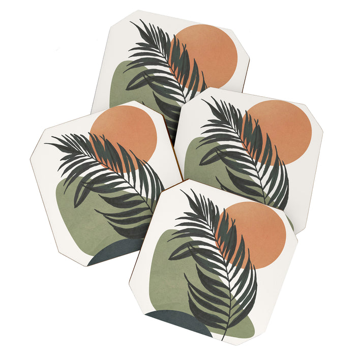 Palm Leaf Coaster Gallery Image 1
