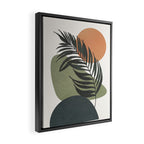 Palm Leaf Framed Canvas Print Gallery Image 2