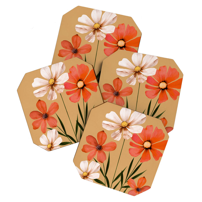 Pastel Petal Symphony Coaster Gallery Image 1