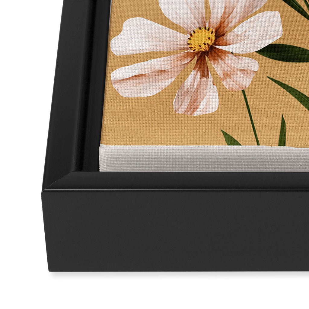 Pastel Petal Symphony Framed Canvas Print Gallery Image 3