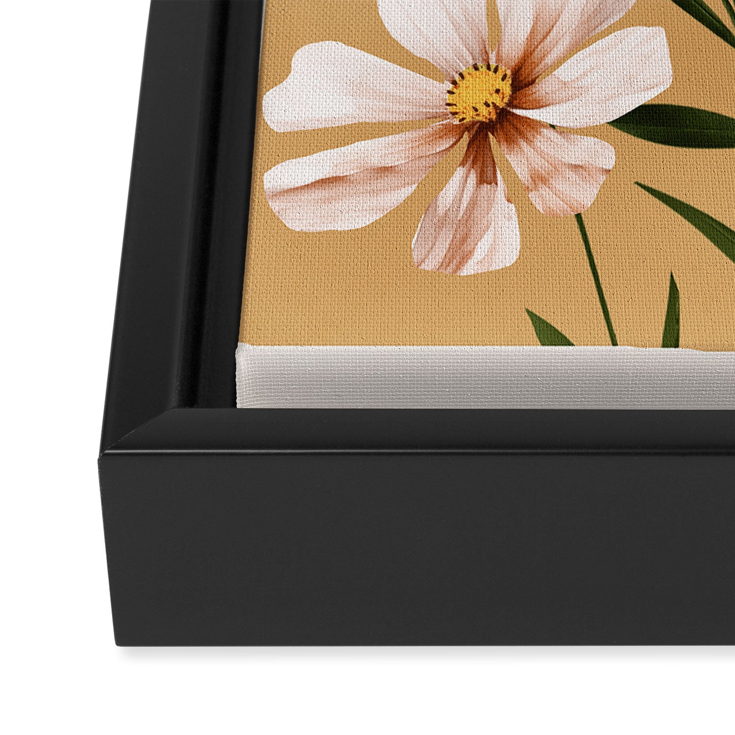 Pastel Petal Symphony Framed Canvas Print Gallery Image 3