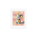 Patchwork Moka Pot Art Print Gallery Image 1