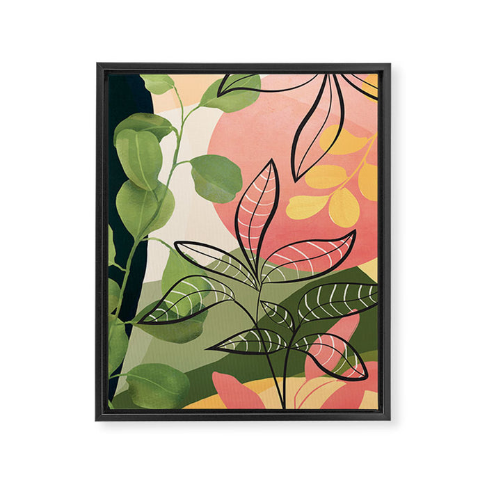 Peaceful Garden Feelings 02 Framed Canvas Print Gallery Image 1