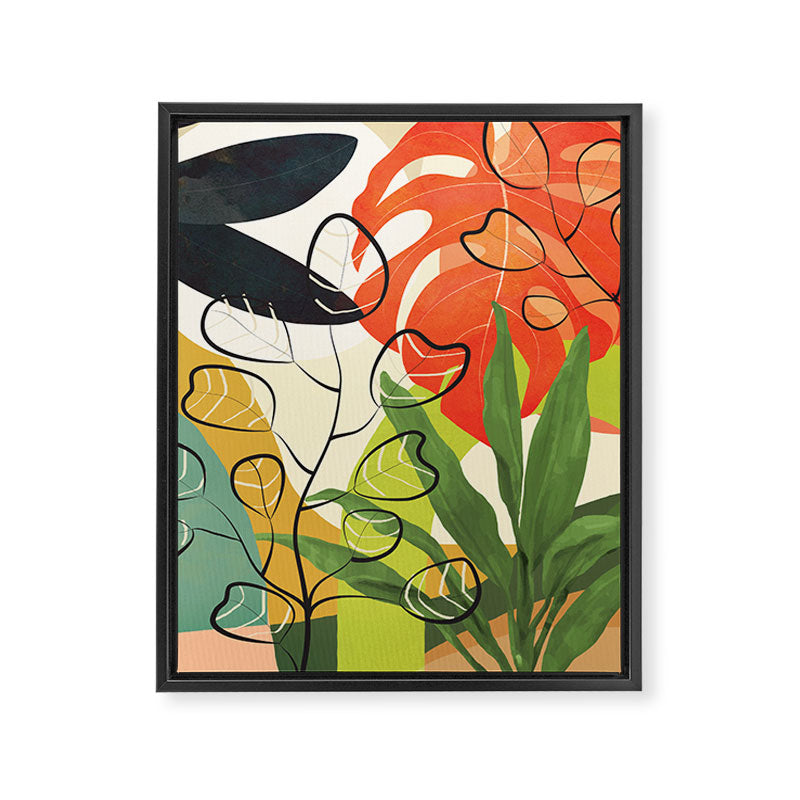Peaceful Garden Feelings 03 Framed Canvas Print Gallery Image 6