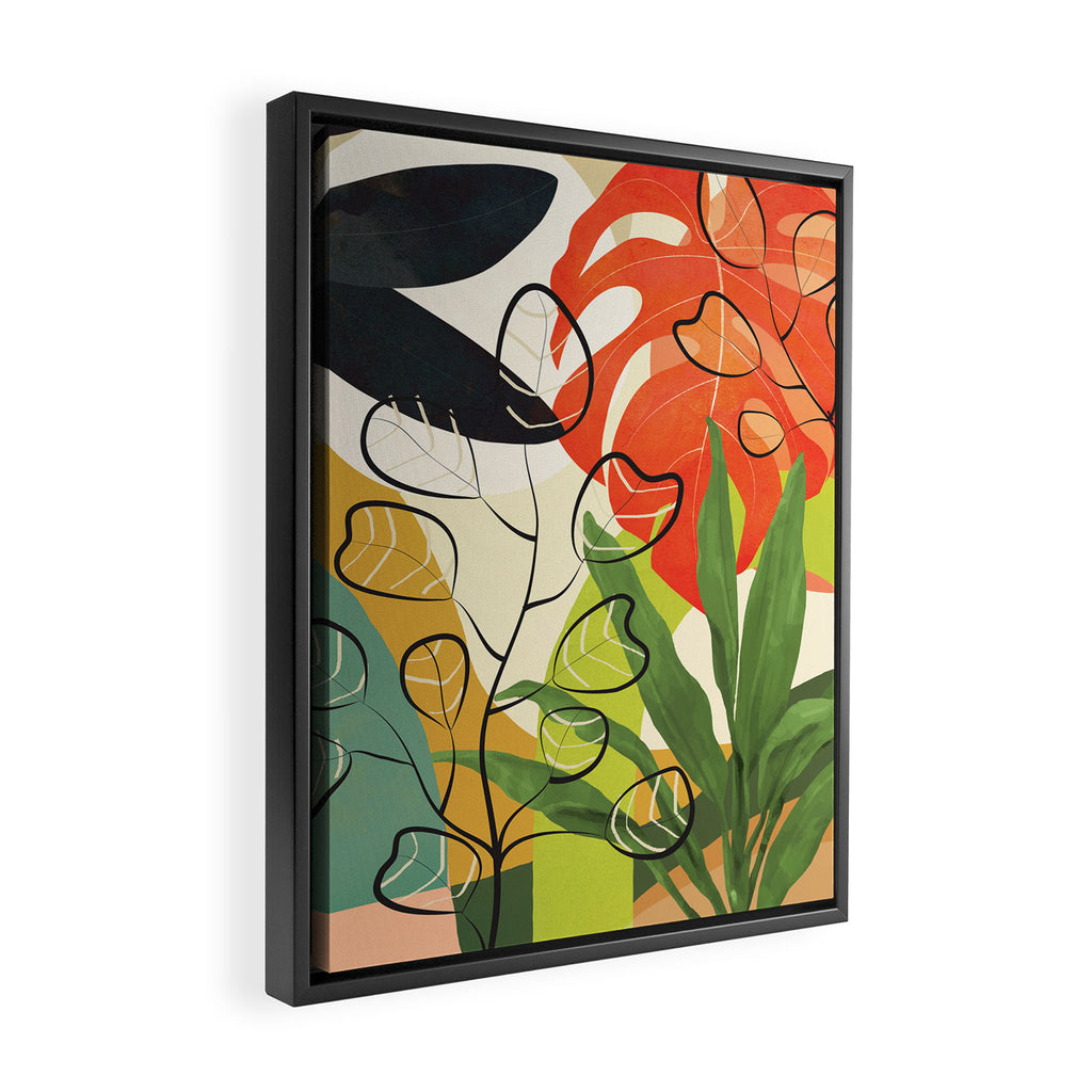 Peaceful Garden Feelings 03 Framed Canvas Print Gallery Image 2