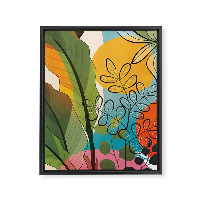 Peaceful Garden Feelings 05 Framed Canvas Print Gallery Image 6